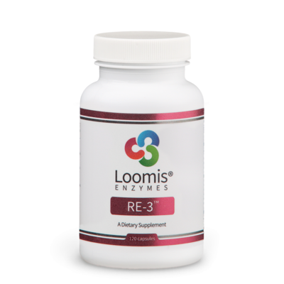 RE-3 120 capsule label